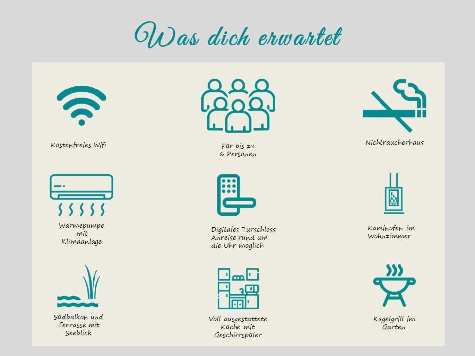 Mein-Seepark, Ferienhaus Heike Kirchheim  Luaran gambar